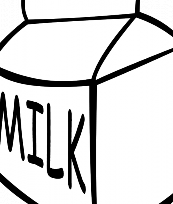 牛奶纸盒矢量