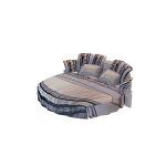 3D圆床模型