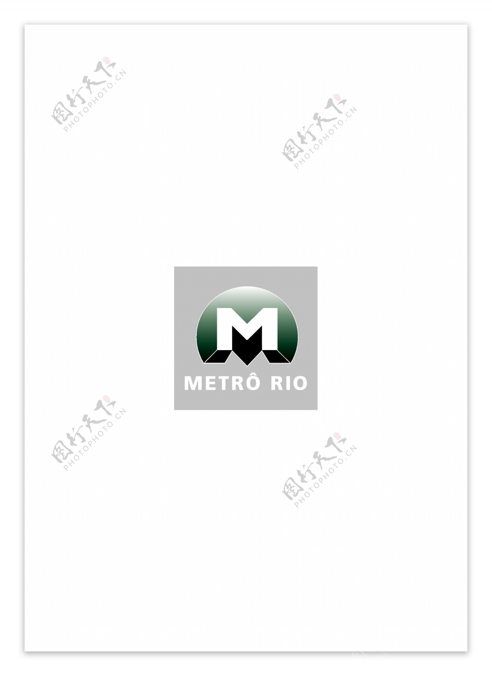 MetroRiologo设计欣赏MetroRio轻轨地铁标志下载标志设计欣赏