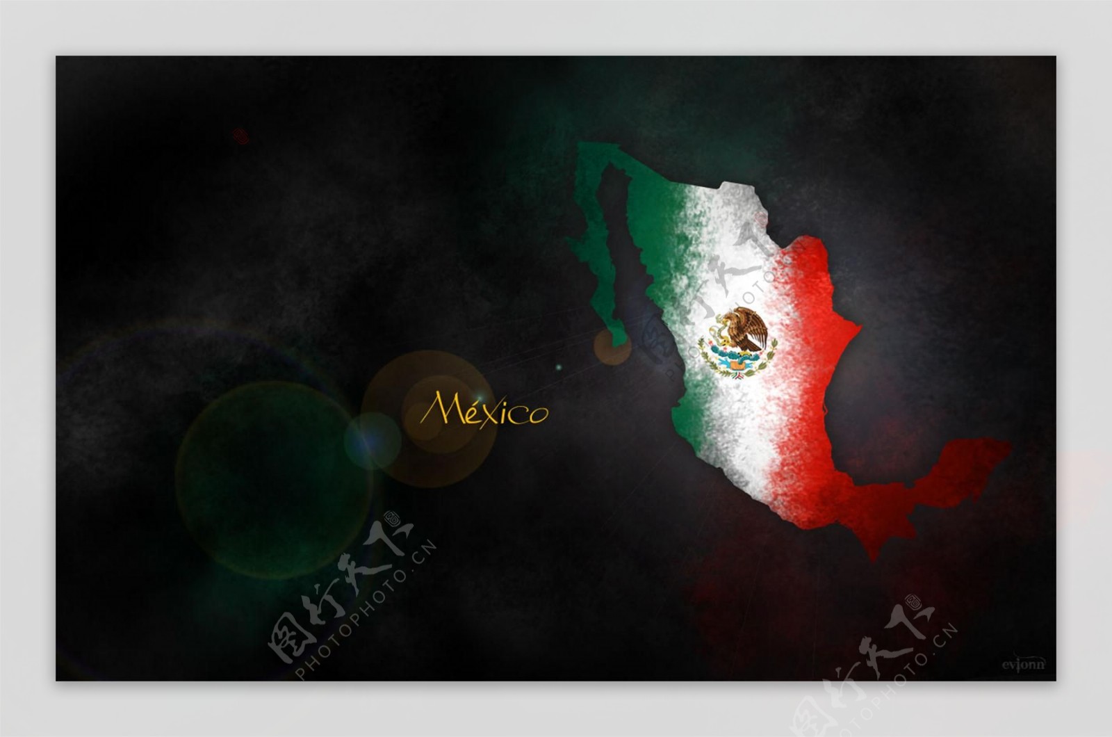 墨西哥创意国旗桌面壁纸图片