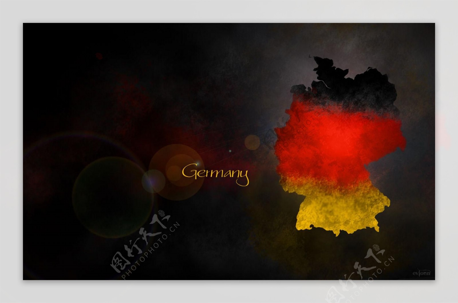 德国创意国旗桌面壁纸图片