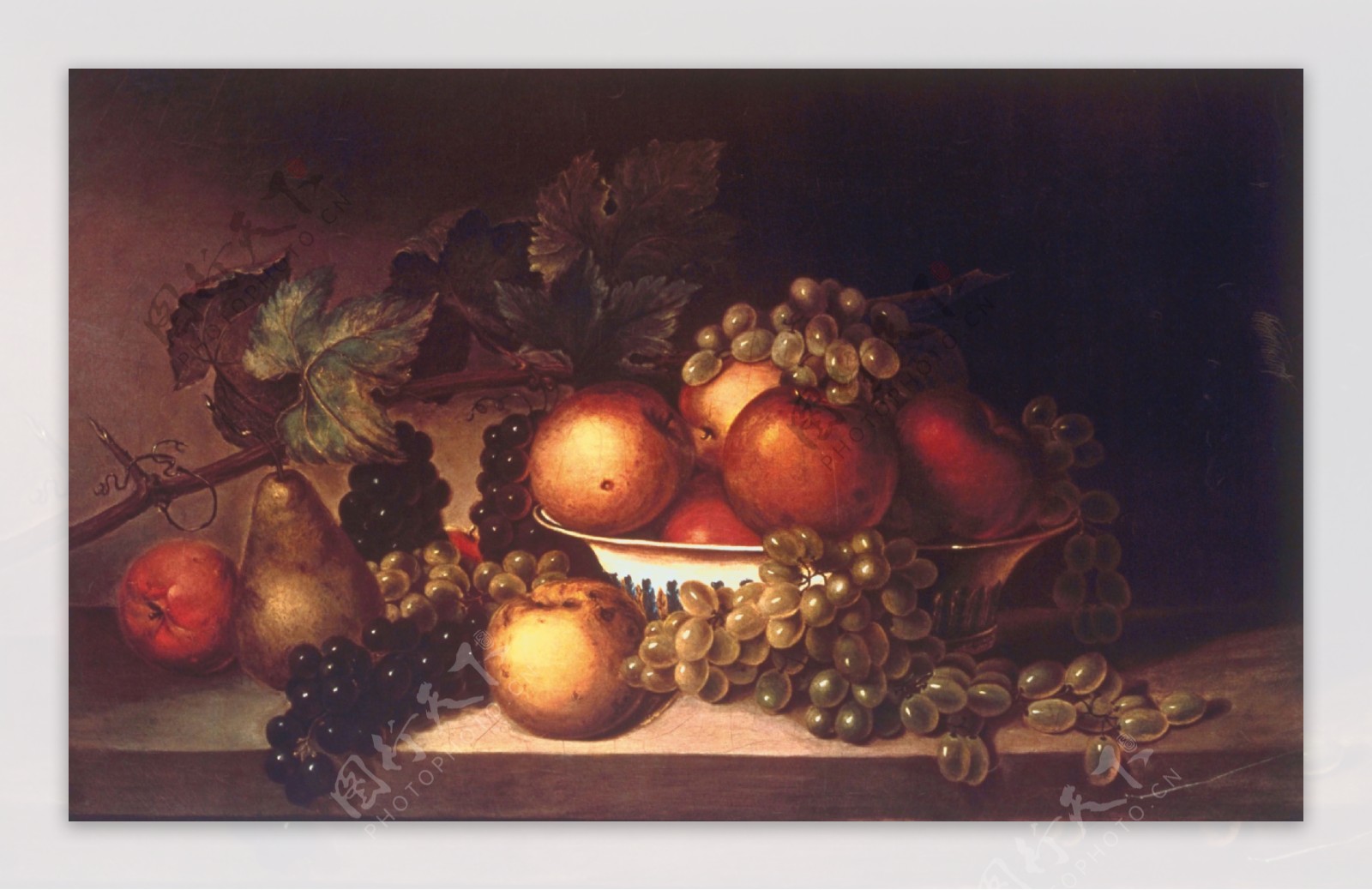 欧式水果装饰油画图片
