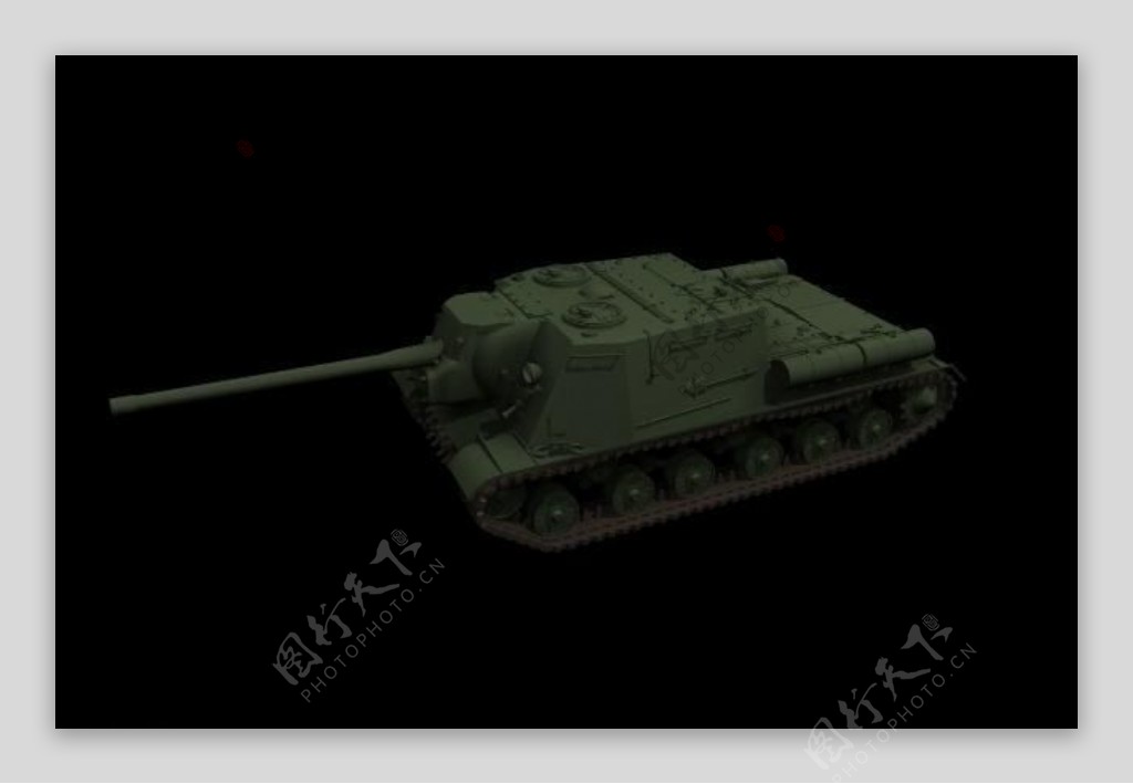 j122坦克三维模型图片