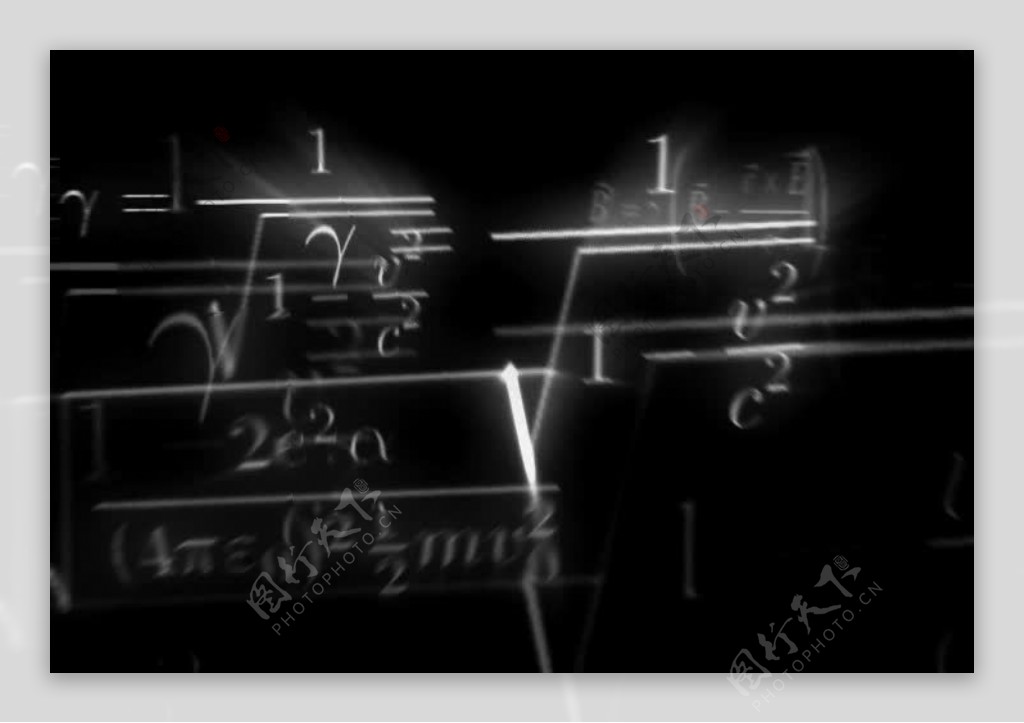 幽灵般的黑板方程运动的背景视频免费下载