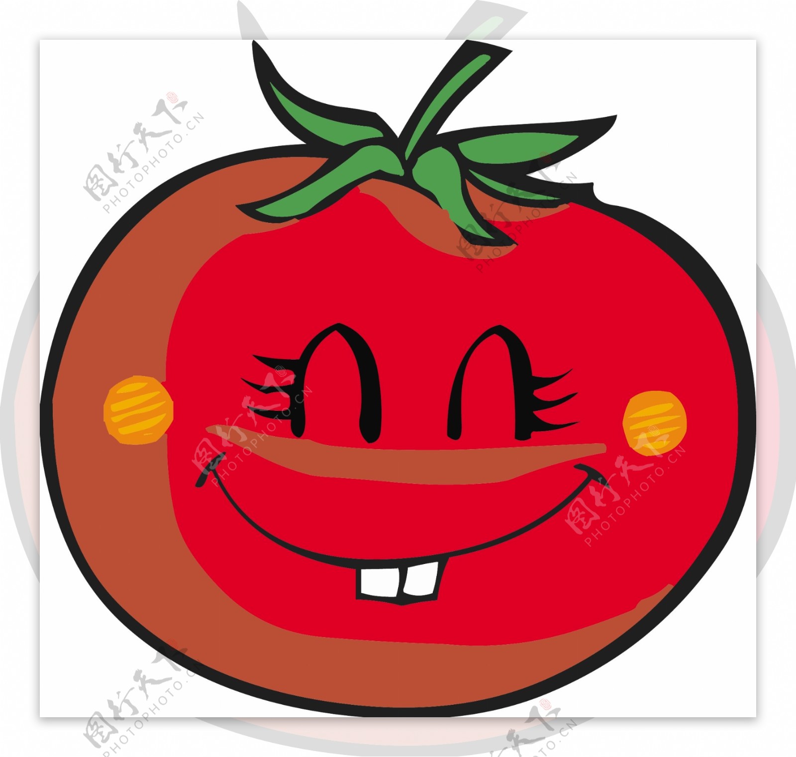 卡通西红柿图片