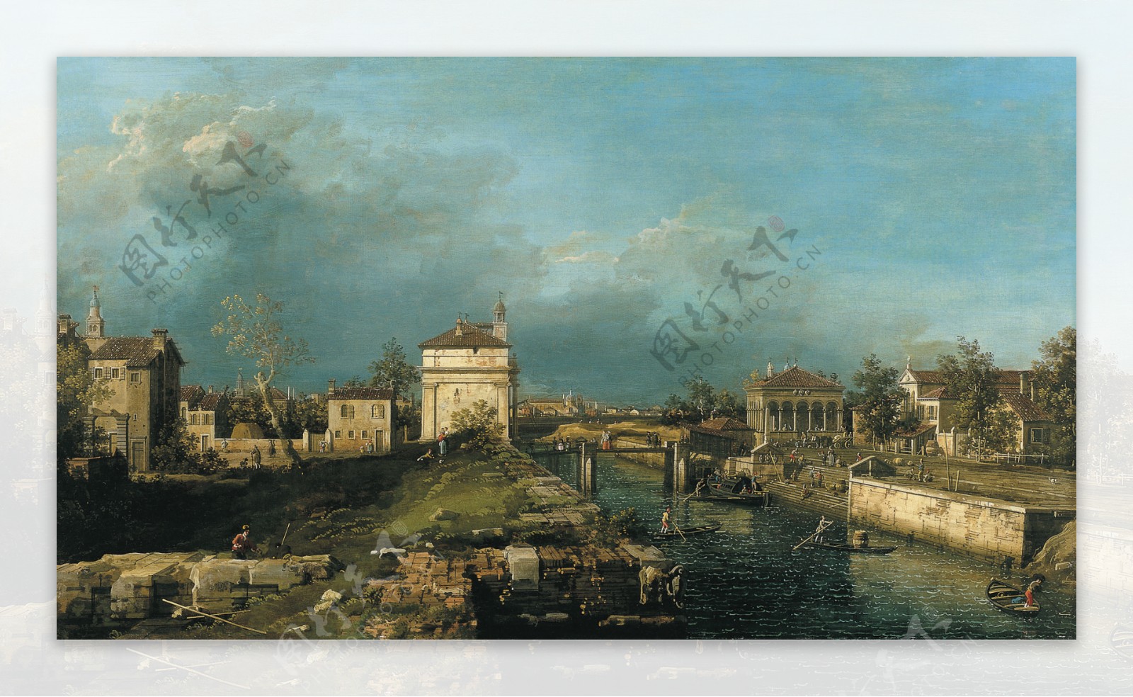 CanalettoLapiazzaSanMarcoinVenice172324画家古典画古典建筑古典景物装饰画油画