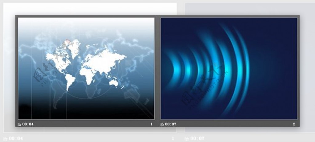 时间地图PPT背景图片