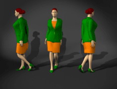 人物女性3d模型设计免费下载女性模型下载28