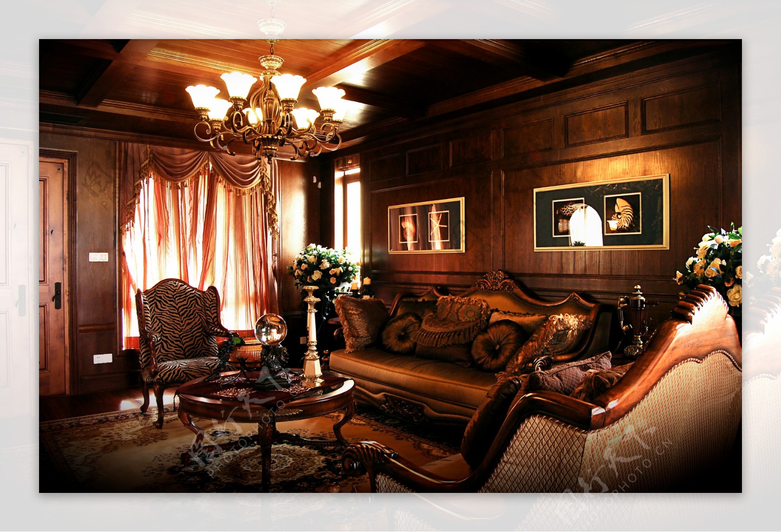 客厅欧式沙发图片