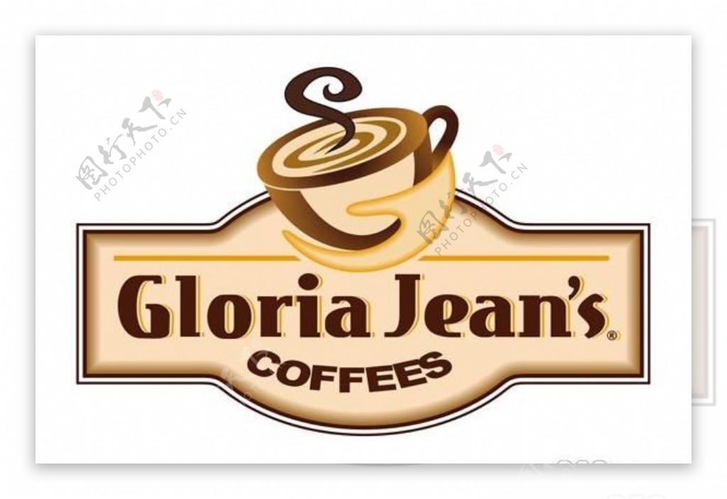 矢量GloriaJeanscoffee标志