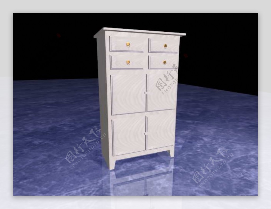 常见的柜子3d模型柜子效果图239