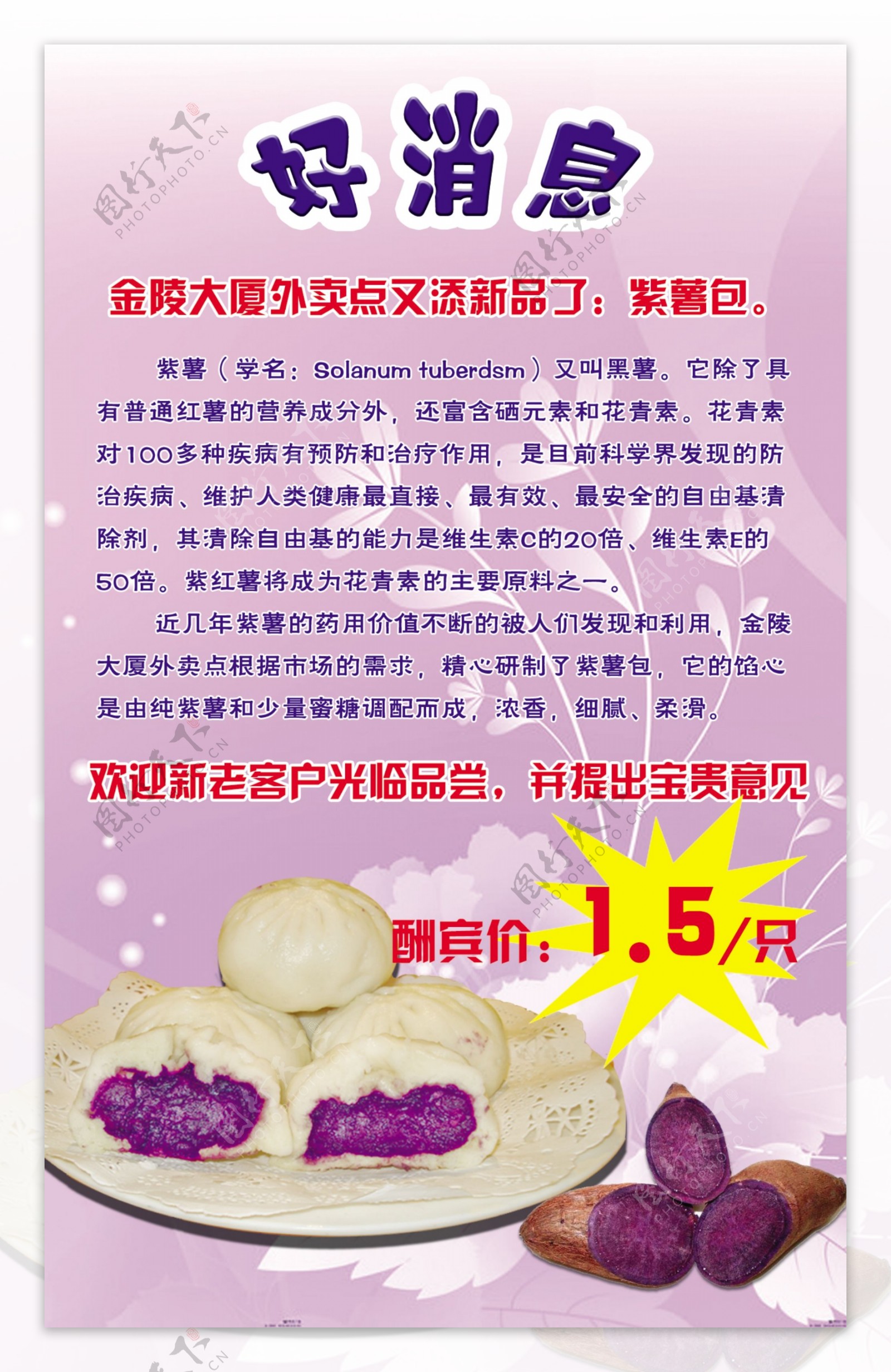 紫薯包图片