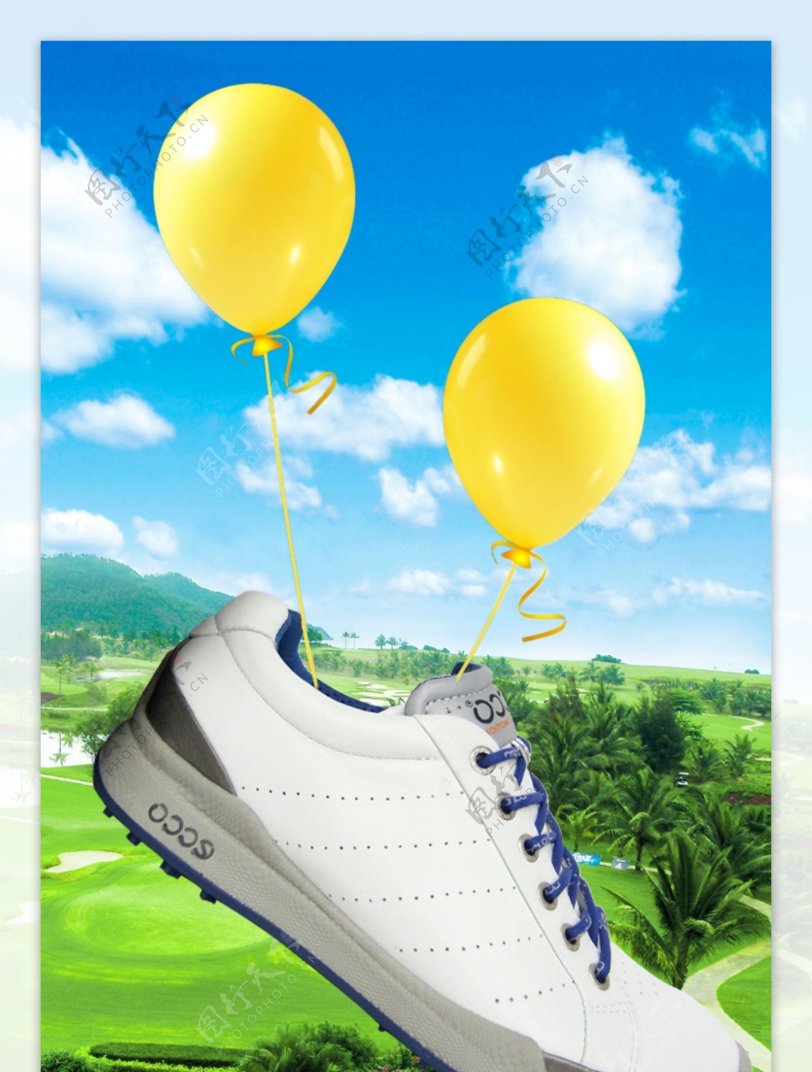 高尔夫球鞋运动鞋详情页