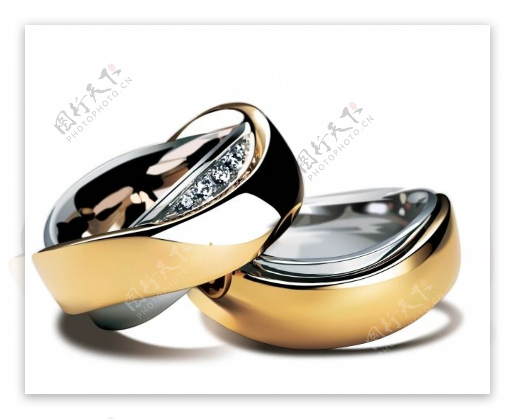 精美结婚戒指矢量素材
