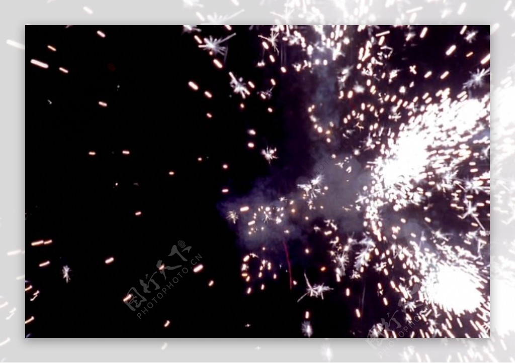 绚烂的火花粒子转场素材视频素材