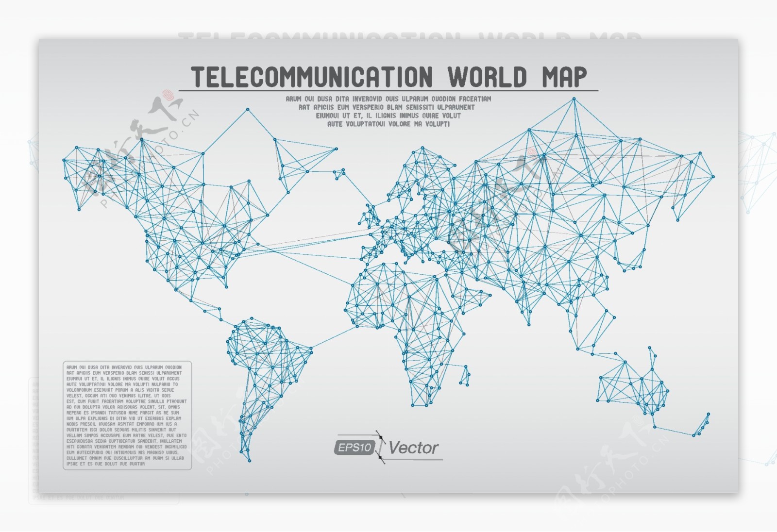 全球信息网络地图