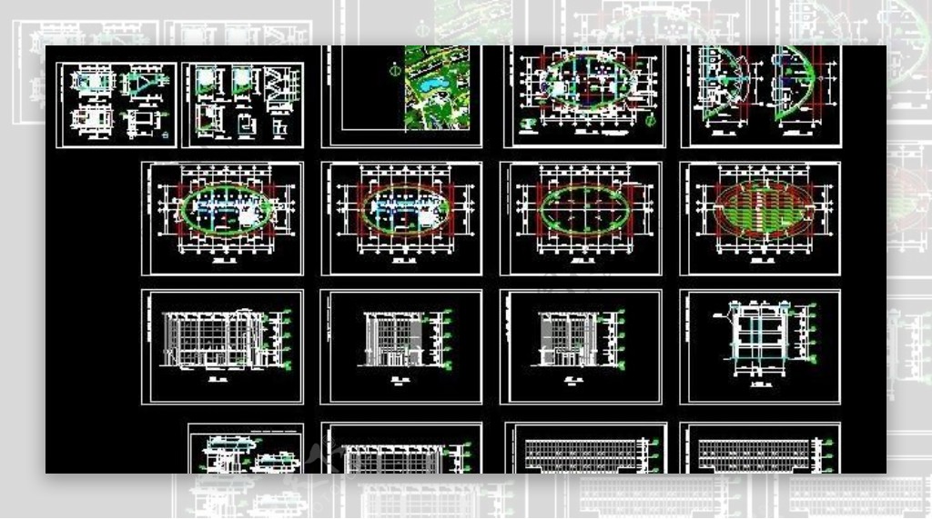 6套会所建筑设计和建筑规划图