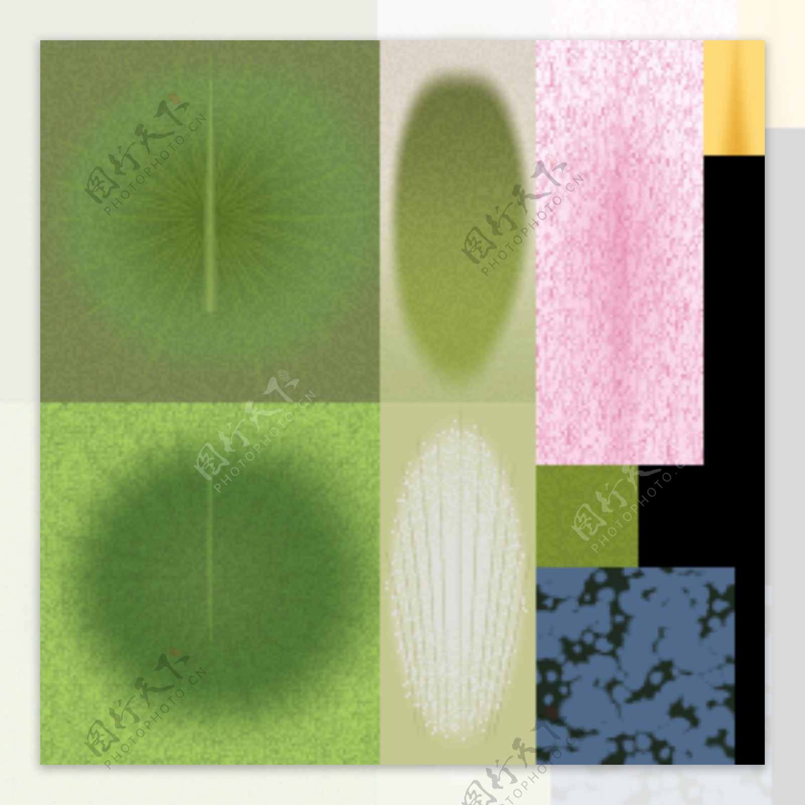 植物花草装饰素材室内装饰用品素材花草模型23