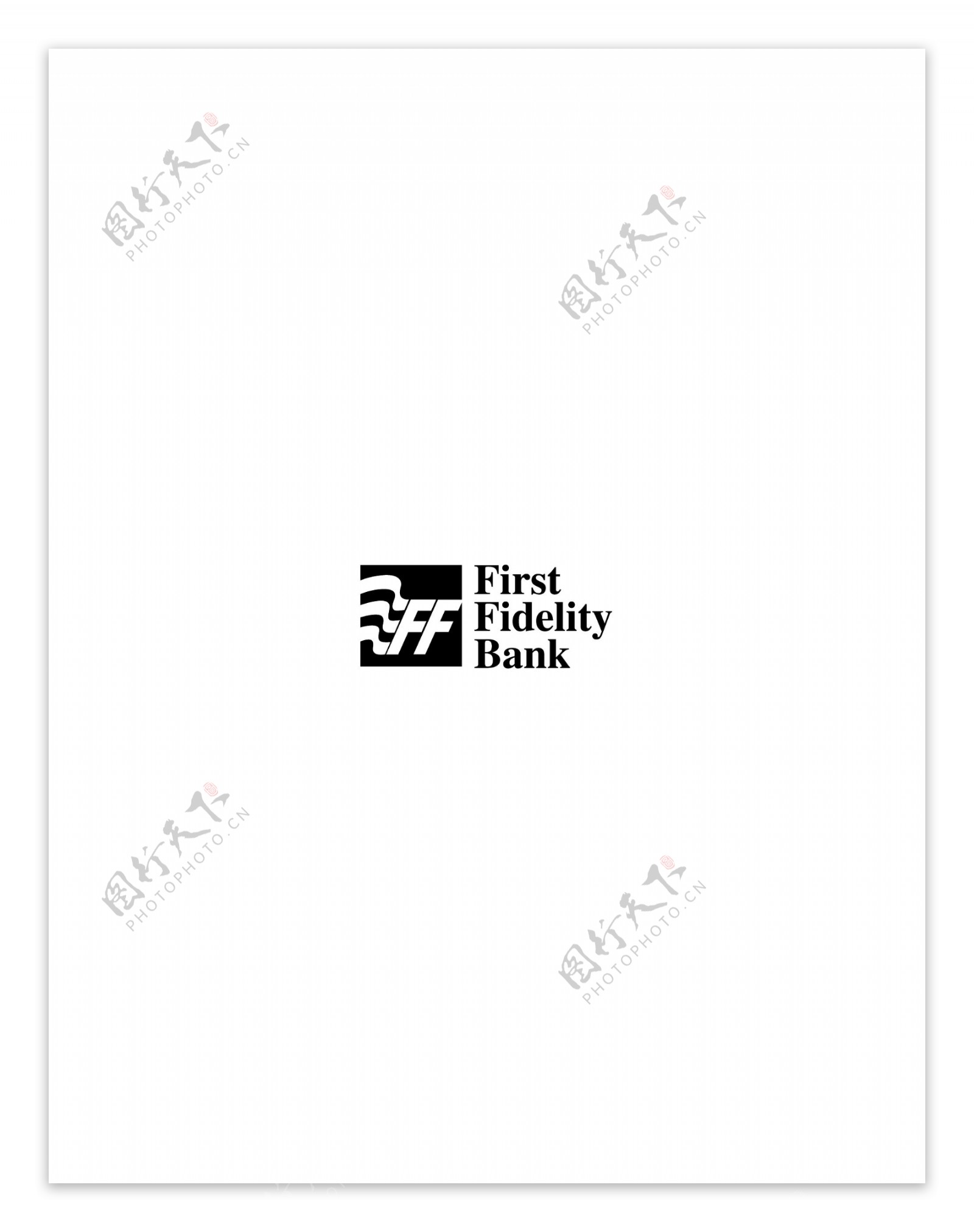 FirstFidelityBanklogo设计欣赏FirstFidelityBank金融机构LOGO下载标志设计欣赏