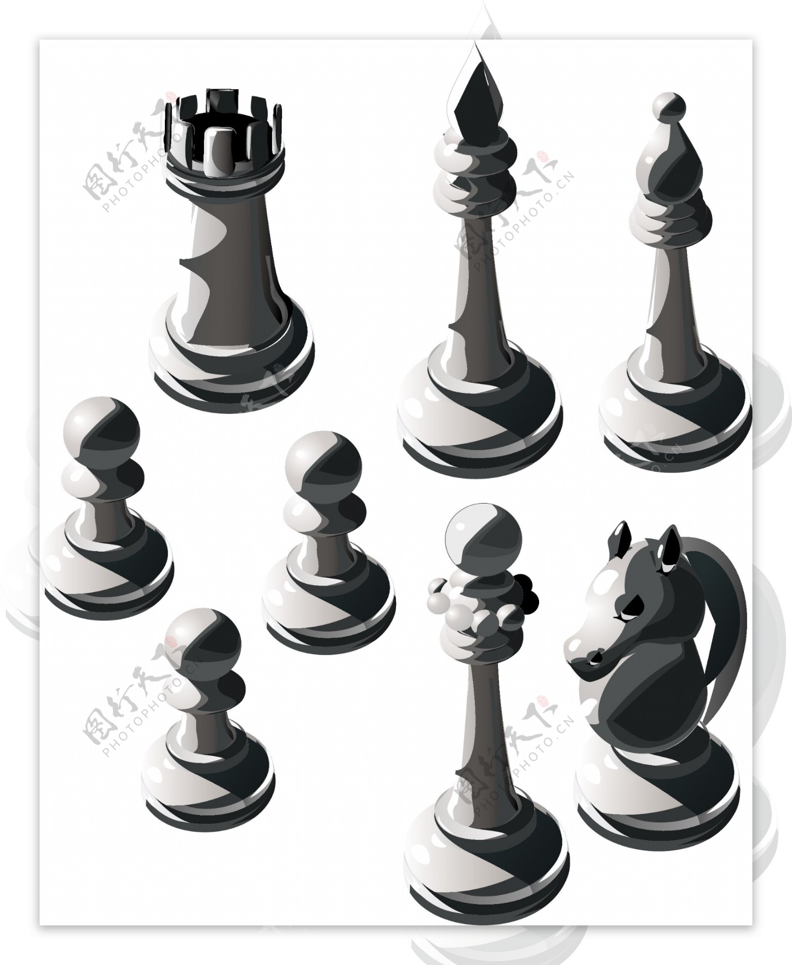 矢量素材国际象棋