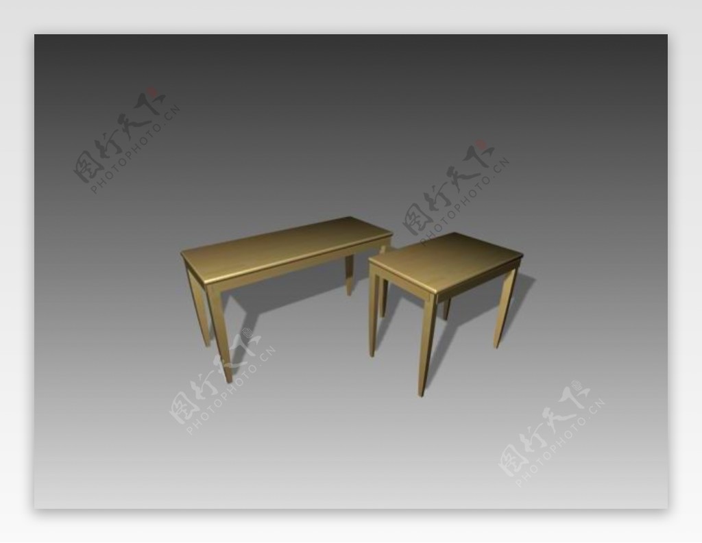 常见的桌子3d模型家具效果图61
