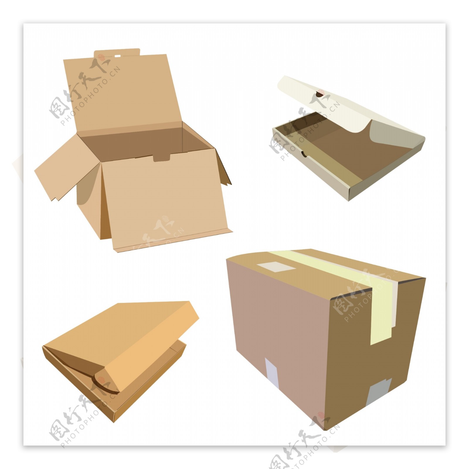 矢量素材包装盒图片素材