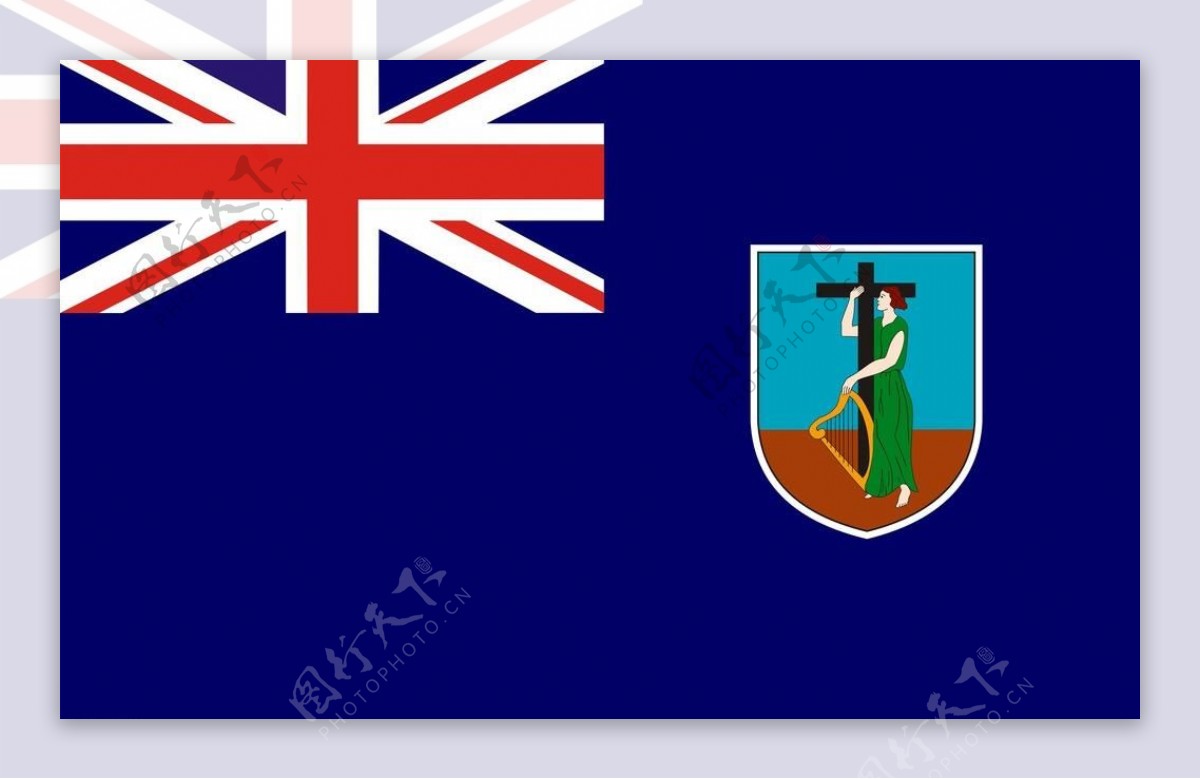 蒙特塞纳特国旗图片