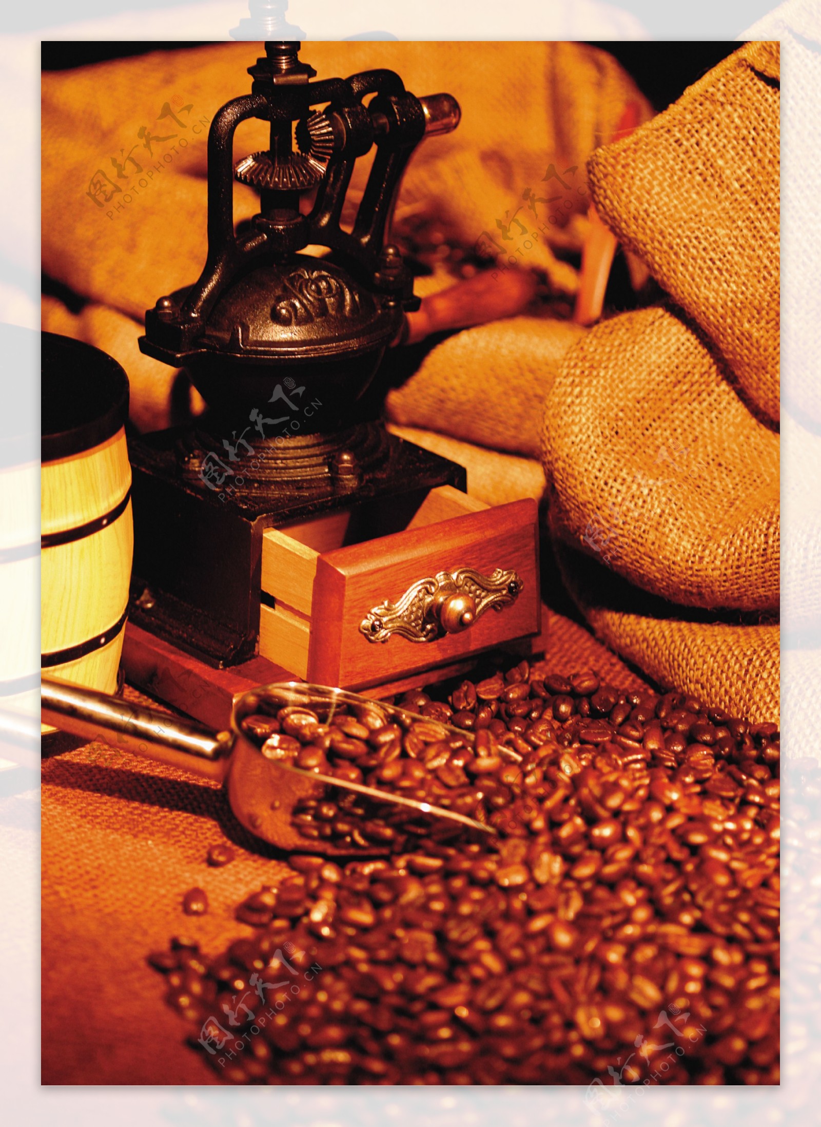 全球首席大百科咖啡美味香醇咖啡豆天然咖啡杯制作品尝