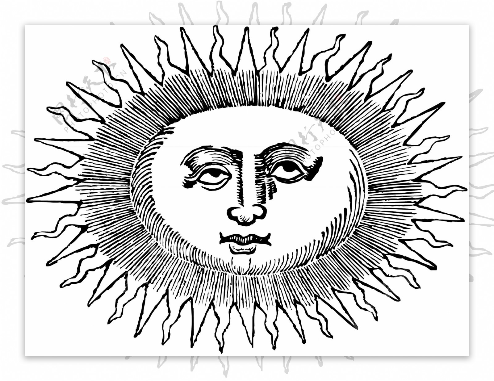 矢量太阳图标