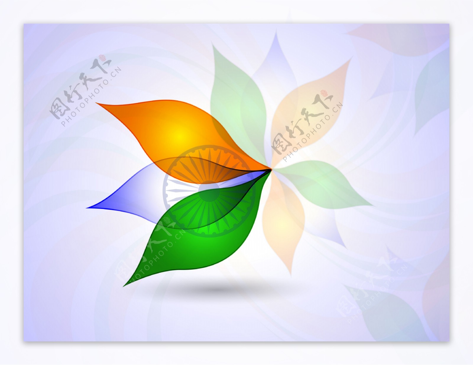 印地安泉旗背景矢量插图10EPS格式