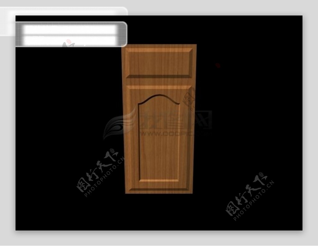 3d实木橱柜门