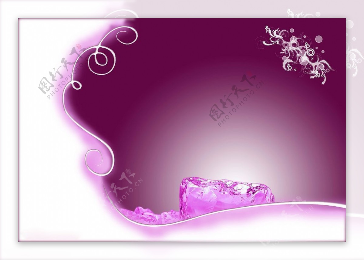 浪漫紫水晶背景图片