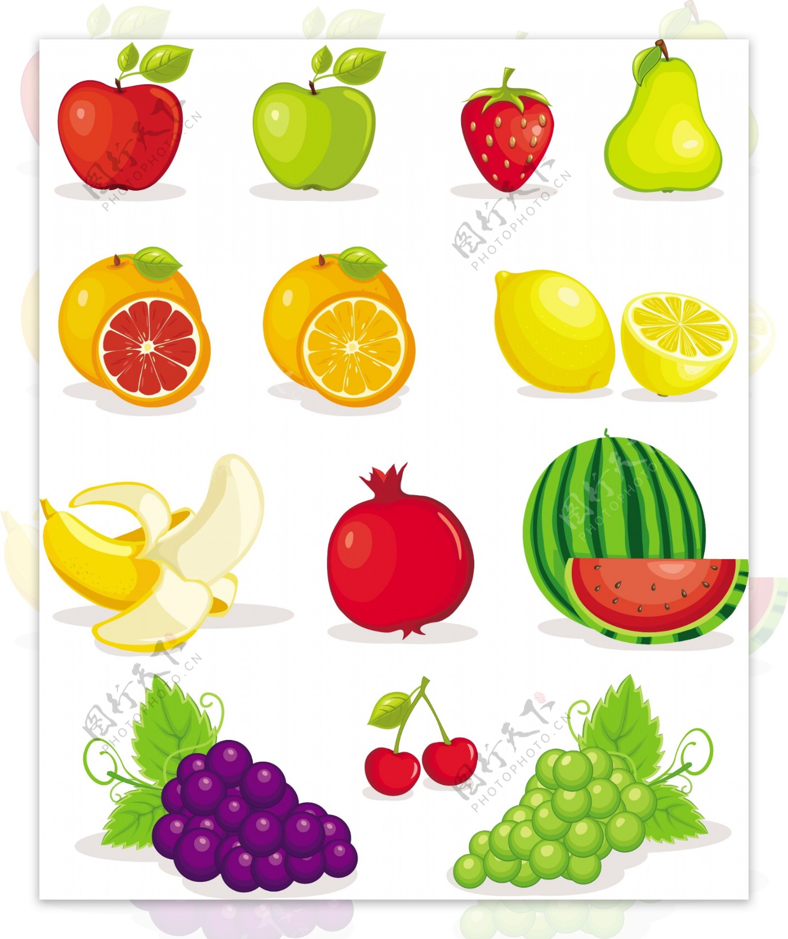 水果矢量图2