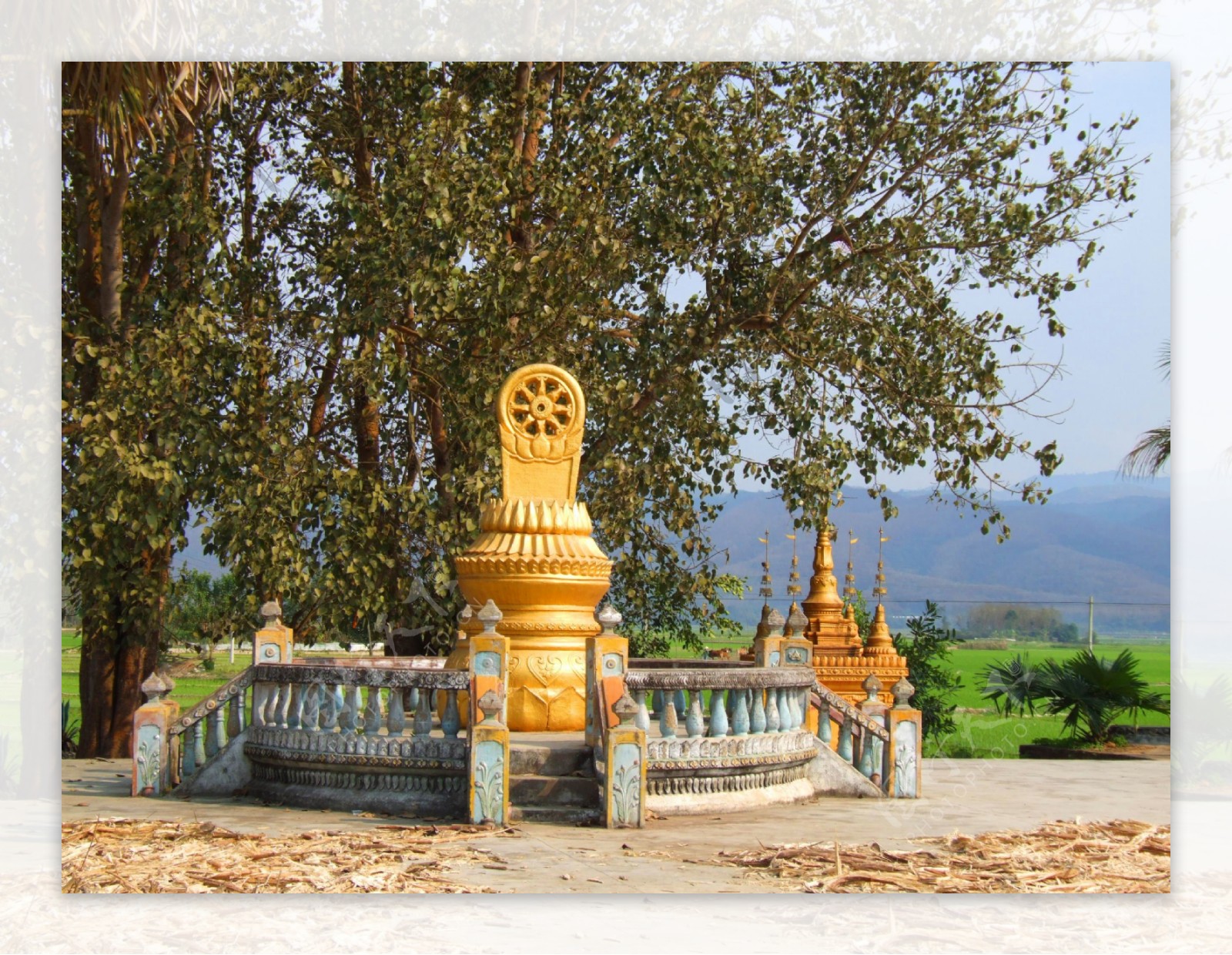 傣族寺庙塔图片