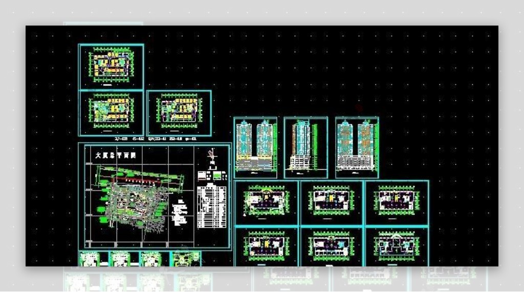 长沙市高层研究院住宅楼建筑施工设计图
