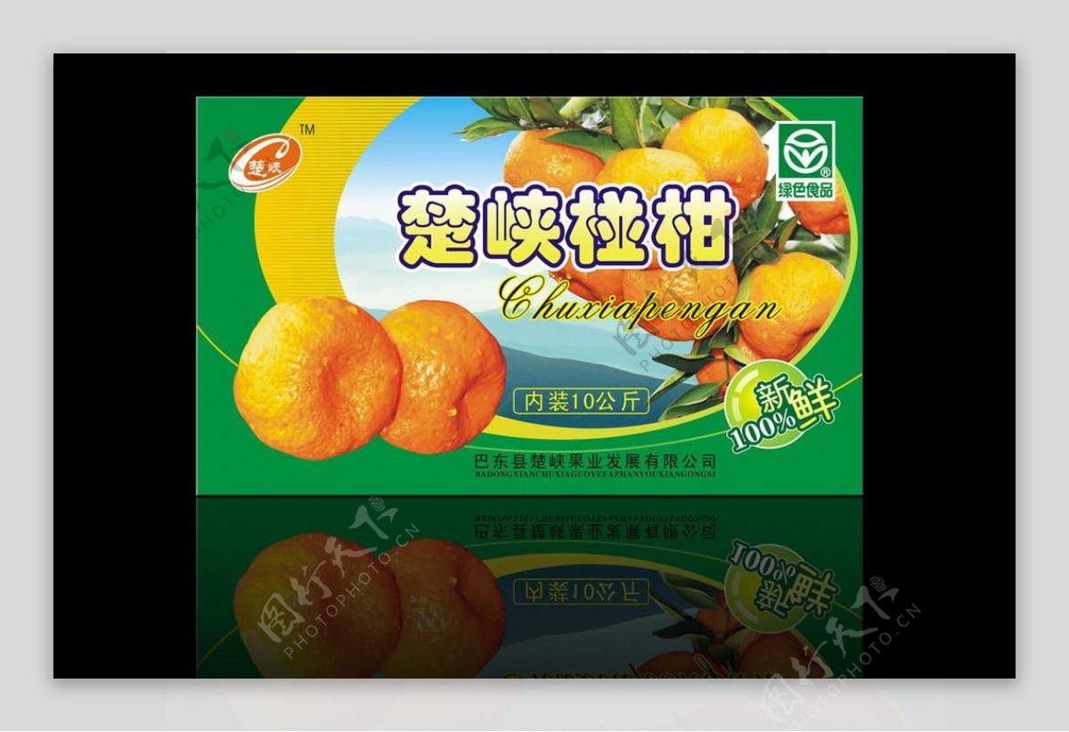 柑橘包装图片