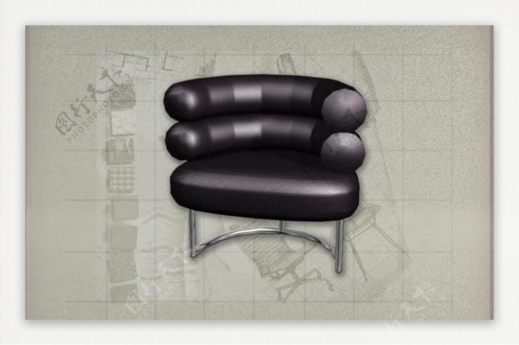 现代主义风格之椅子3D模型椅子035