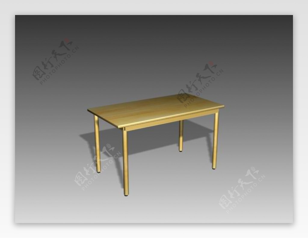 常见的桌子3d模型桌子效果图47