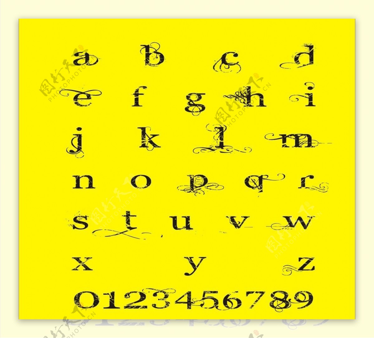 字母数字字母数字设计图片
