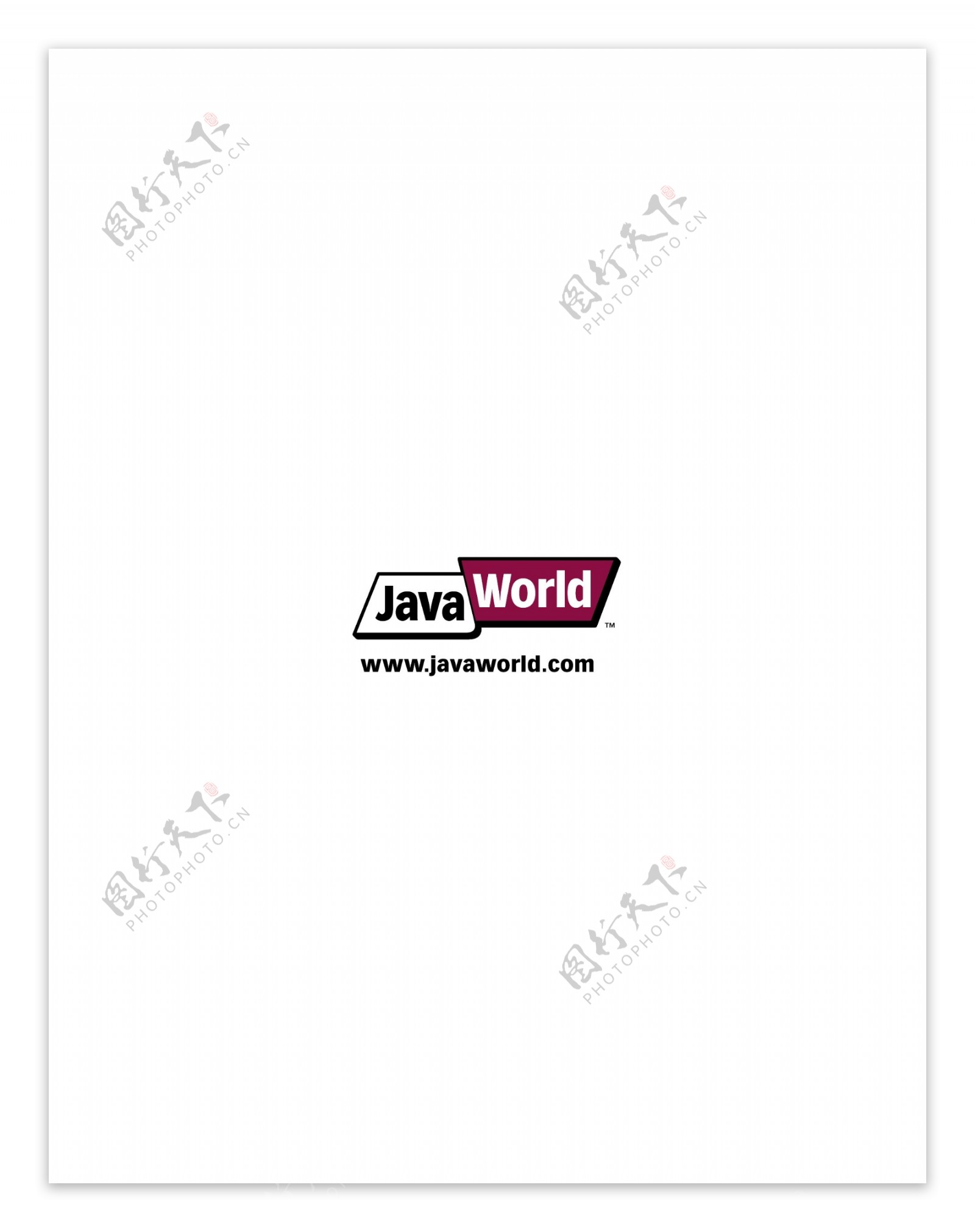 JavaWorldlogo设计欣赏国外知名公司标志范例JavaWorld下载标志设计欣赏