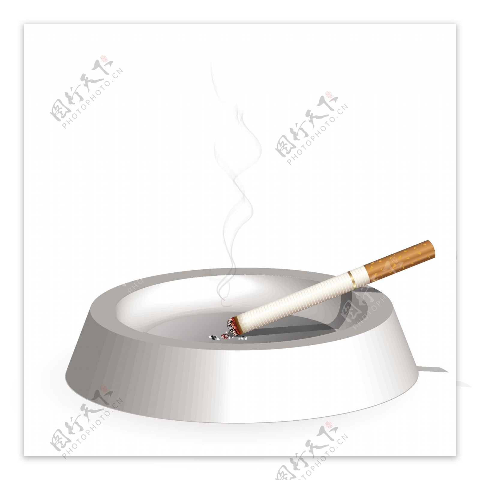 香烟主题矢量素材