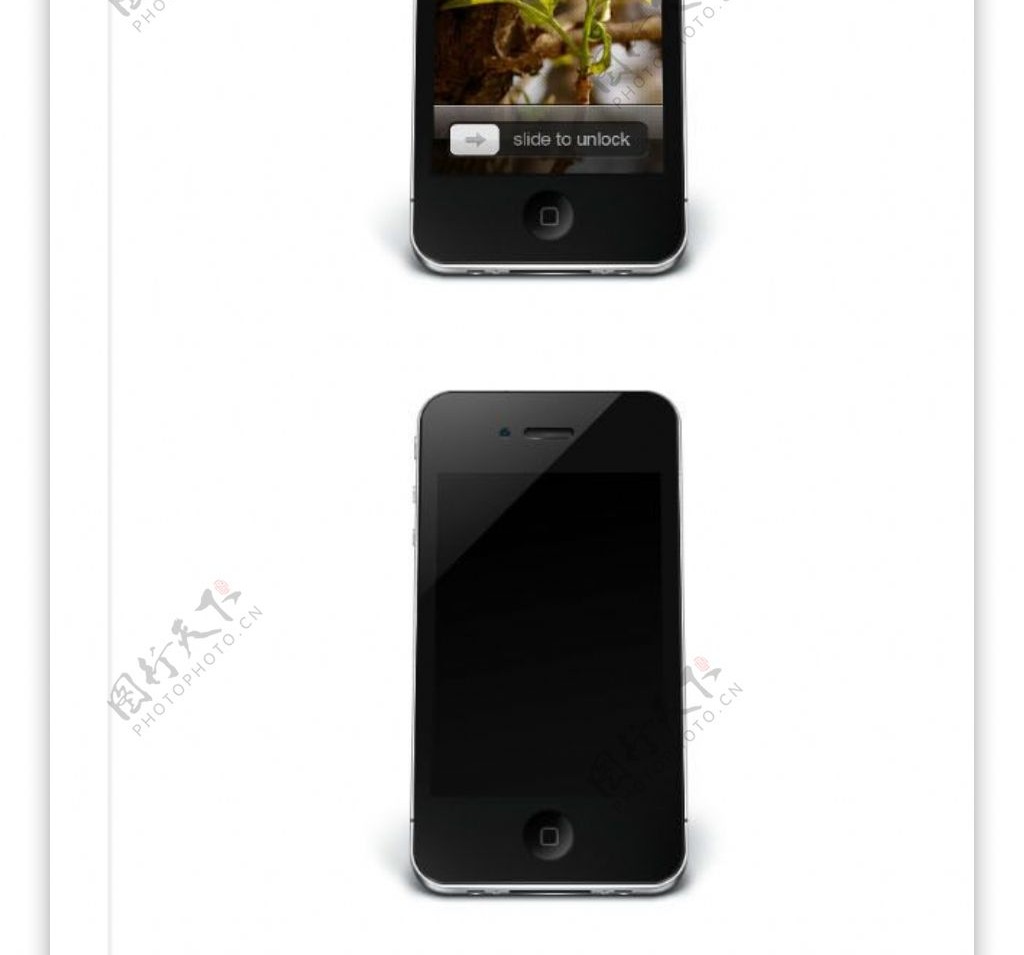 白色iPhone4图标