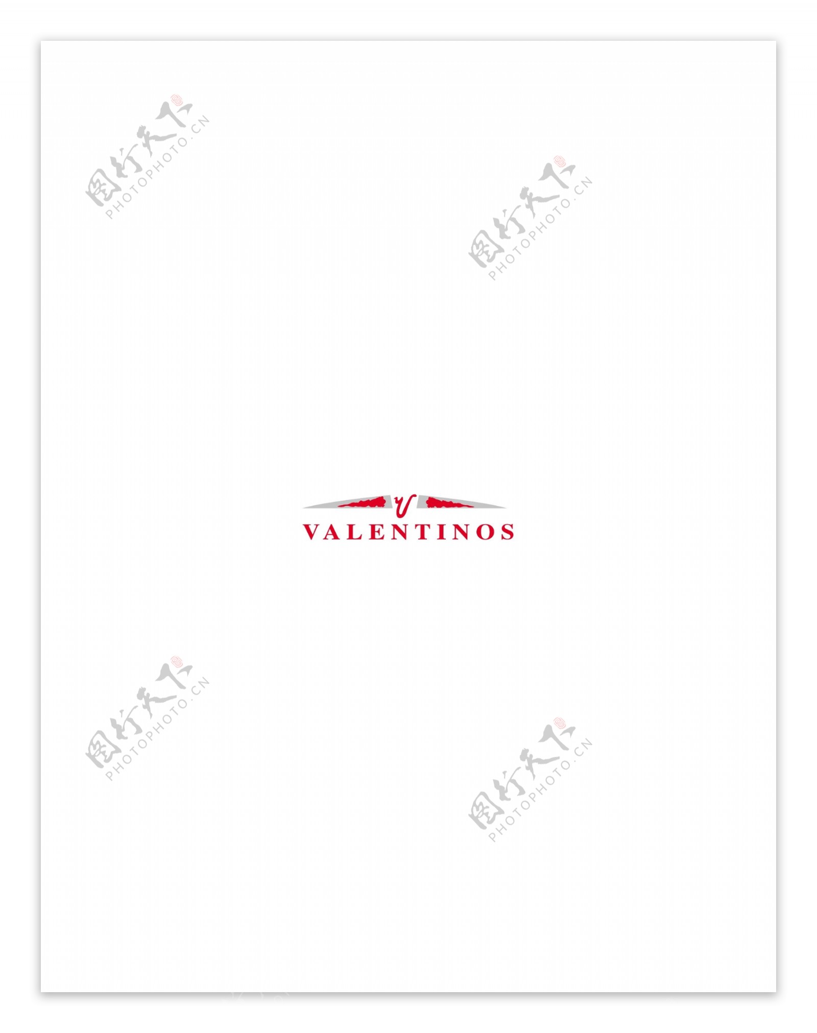 Valentinoslogo设计欣赏Valentinos时尚名牌标志下载标志设计欣赏