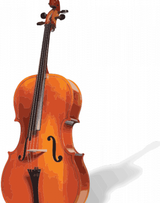 一个大提琴矢量图像
