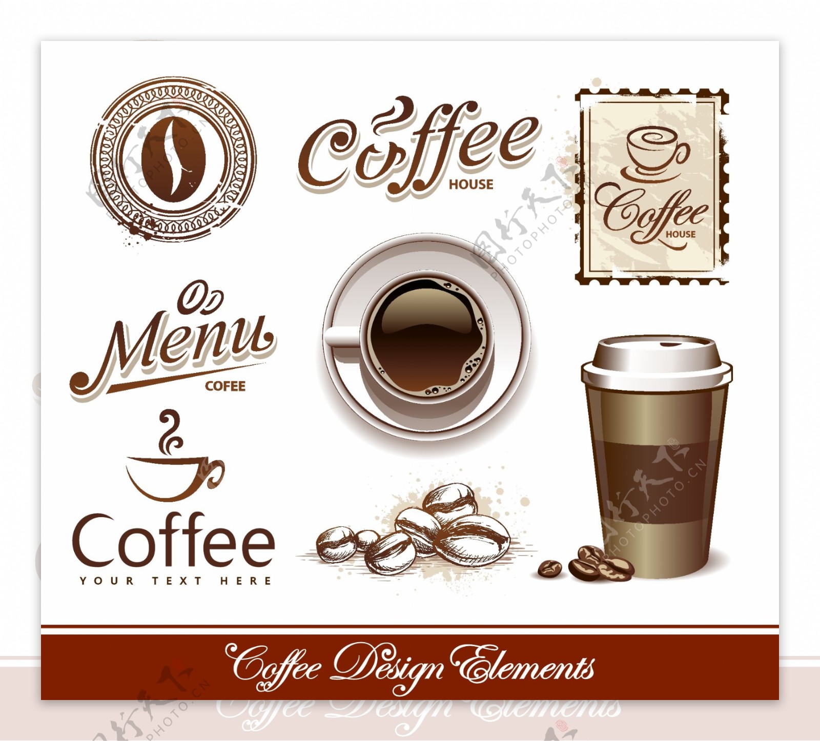 咖啡标签设计