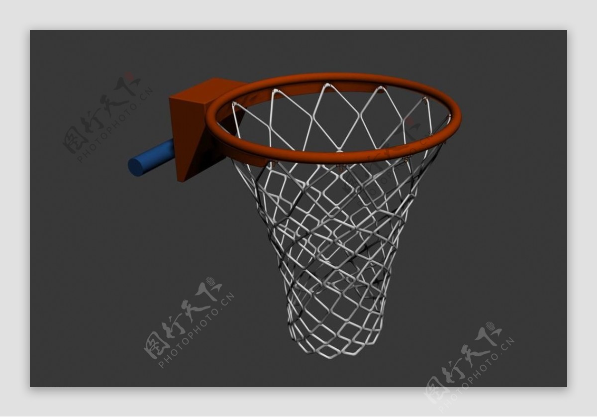 篮球框模型图片