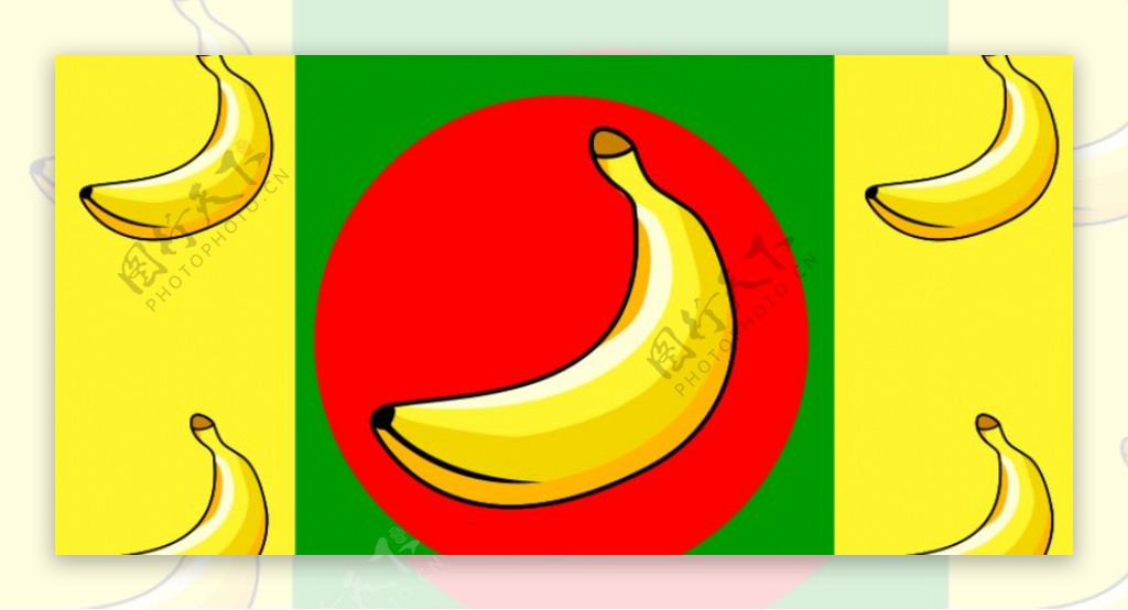 香蕉共和国国旗矢量图像