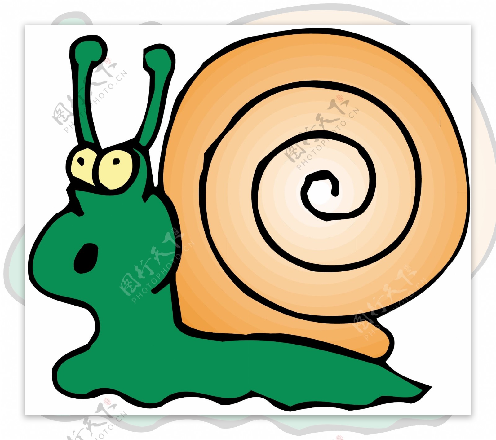 蜗牛害怕