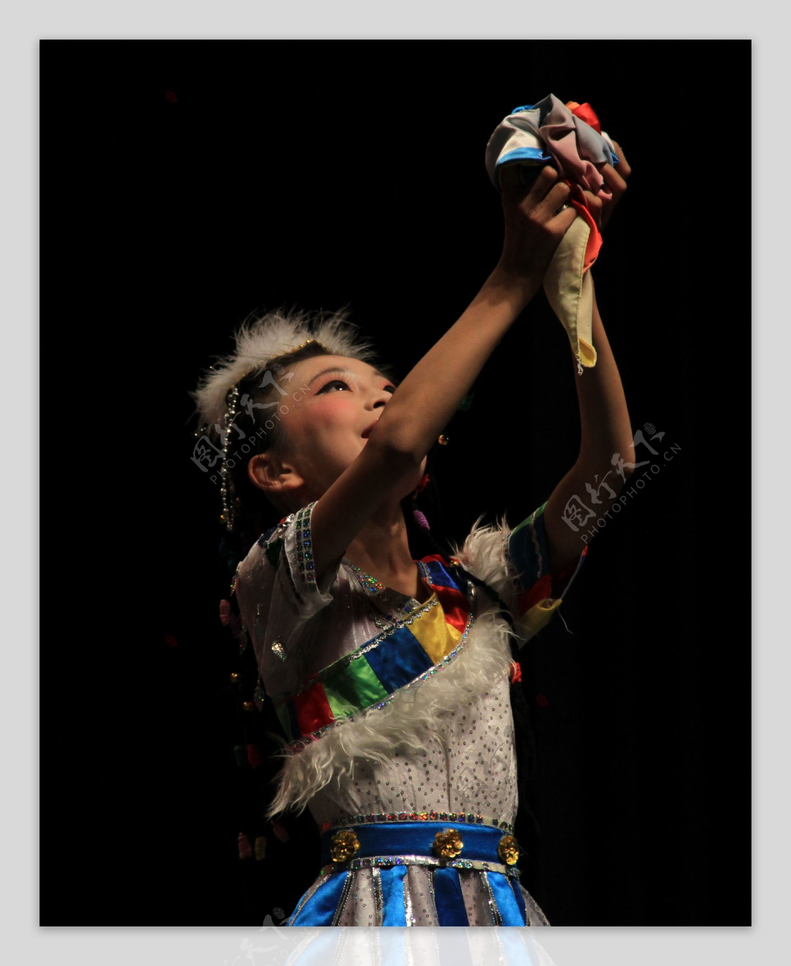 藏族舞蹈图片