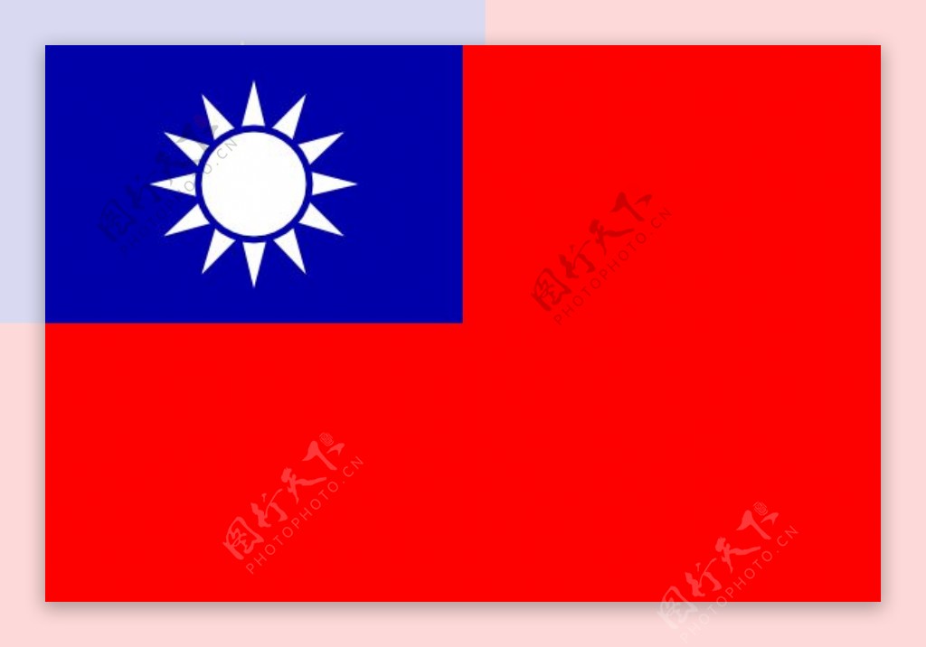 中国的剪贴画的共和国国旗